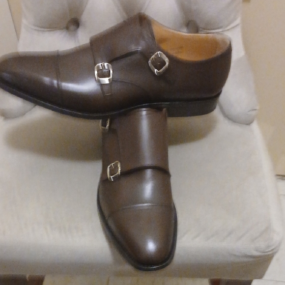 Church's Dark Brown Detroit Double Leather Monk Shoes - Picture 3 of 5